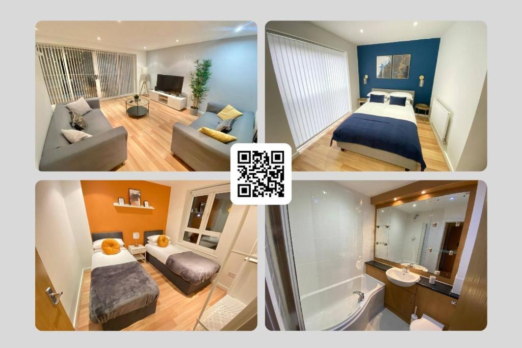 Large 5-Bed City Centre Townhouse With Secure Parking Manchester Buitenkant foto